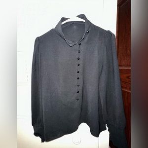 SHEIN black blouse sz m/6